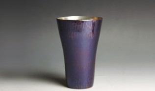 銅器　銅器　内錫被　藍古色杯